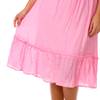 Thumbnail 3: As U Wish Juniors Papaya Gauze Midi Dress 