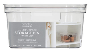 Thumbnail 1: SIMPLIFY 2 Pk Multi Purpose Storage Bins  