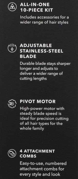 Thumbnail 3: Andis 10 Pc Precision Clipper Kit 