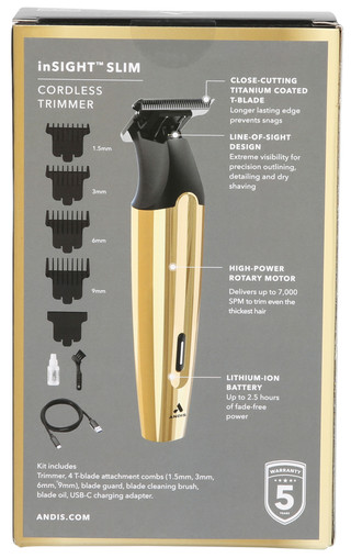 Thumbnail 2: Andis 9 Pc T-Blade Trimmer Kit 