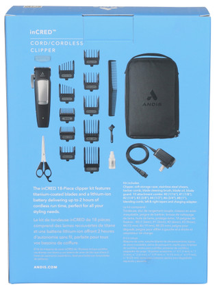 Thumbnail 2: Andis 18 Pc Cordless Styling Kit 