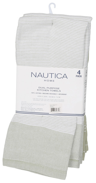 Thumbnail 2: Nautica 4 Pk Dual Purpose Kitchen Towels 
