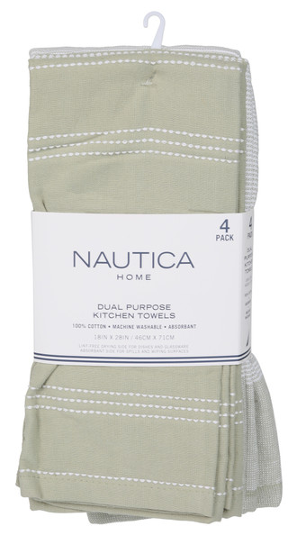 Thumbnail 1: Nautica 4 Pk Dual Purpose Kitchen Towels 