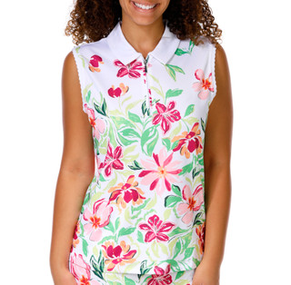 Thumbnail 3: Coral Bay Golf Women's Short Sleeve Print Top 