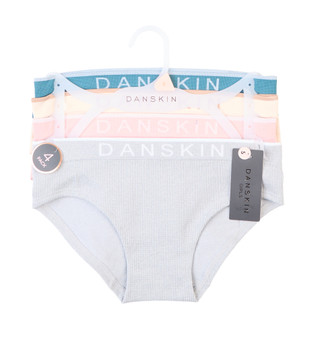 Thumbnail 1: Danskin Girls 4 Pk Bikini Panties 