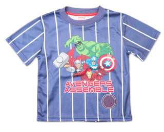 Thumbnail 1: Marvel Little Boys Avengers Baseball Tee 