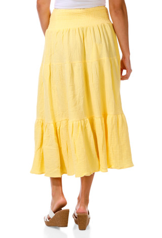 Thumbnail 2: Chelsea & Theodore Juniors Gauze Maxi Tier Skirt 