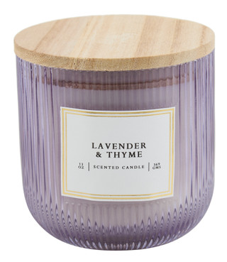 Thumbnail 1: EAST WEST 11 oz Lavender & Thyme Candle 
