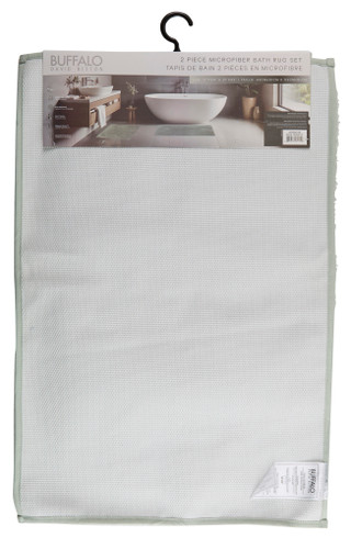 Thumbnail 2: Buffalo 2 Pc Lexington Bath Rug Set 