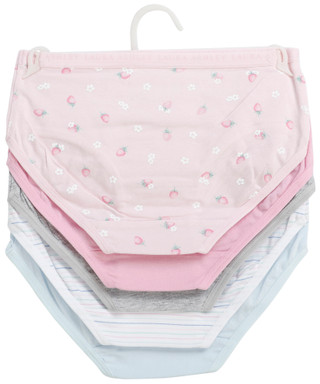 Thumbnail 2: Laura Ashley Girls 5 Pk Multi Briefs 