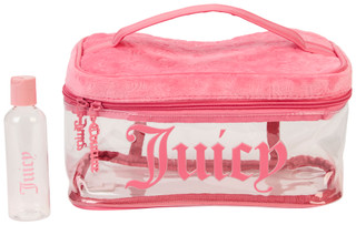 Thumbnail 1: Juicy Couture Logo Travel Cosmetic Bag with Bottle 