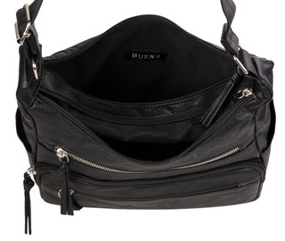 Thumbnail 2: Bueno Vintage Dual Section Crossbody with 3 Front Compartments 