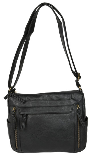 Thumbnail 1: Bueno Vintage Two Compartment Satchel with Shoulder Strap 