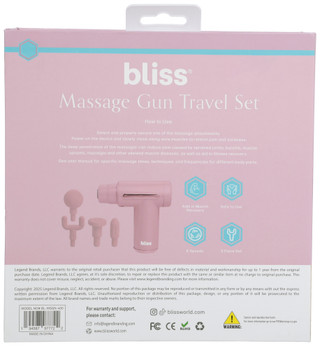Thumbnail 3: Bliss Massage Gun Travel Set 