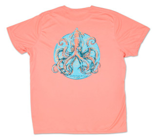 Thumbnail 1: Southern Lure Big Men's Outdoor Long Sleeve Squid Graphic Tee 