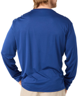 Thumbnail 6: REEL LEGENDS Men's Long Sleeve Freeline Crew Neck Performance Shirt 
