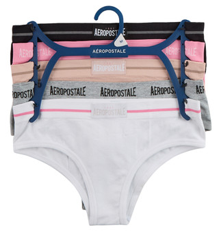 Thumbnail 1: Aeropostale Juniors 5 Pk Ribbed Seamless Hipster Panties 