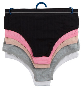 Thumbnail 2: Aeropostale Juniors 5 Pk Ribbed Seamless Hipster Panties 