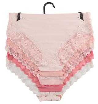 Thumbnail 2: Marilyn Monroe Women's 5 Pk Lacey No Show Hipster Panties 