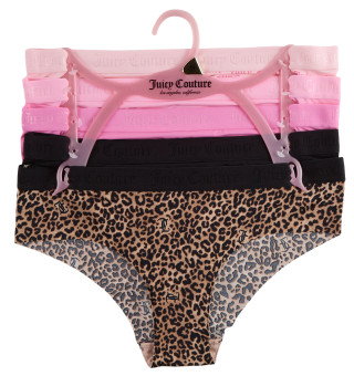 Thumbnail 1: Juicy Couture Juniors 5 Pk No Panty Line Hipster Panties 