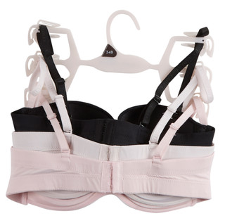 Thumbnail 2: Laura Ashley Women's 3 Pk Lacey Underwire Bras 