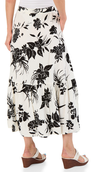 Thumbnail 2: Ellen Tracy Women's Floral Tiered Midi Dress 