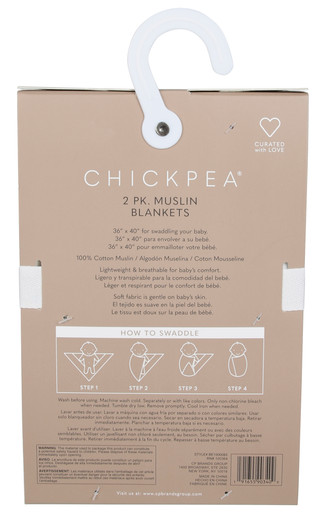 Thumbnail 2: Chick Pea Baby Girls 2 Pk Muslin Blankets  