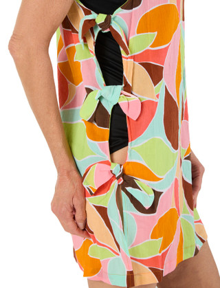 Thumbnail 2: Sanctuary Women's Tropical Side Tie Swimsuit Cover Up 