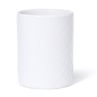 Thumbnail 1: 10 Strawberry Street 7 in Diamond Pattern Ceramic Utensil Crock 