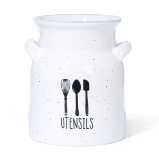 Thumbnail 1: 10 Strawberry Street 7.5 in Ceramic Utensil Crock 