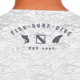 Thumbnail 2: Salt Life Men's Current and Catch Fade Perforated SLX Performance Tee 