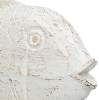 Thumbnail 3: Fancy That 20 In Wooden Carved Fish Accent 