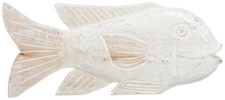 Thumbnail 1: Fancy That 20 In Wooden Carved Fish Accent 