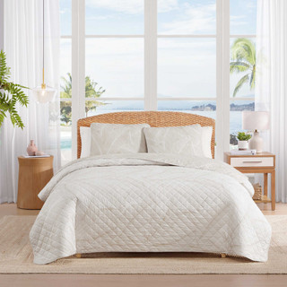 Thumbnail 9: Tommy Bahama Pebble Palms Cotton Quilt Set 