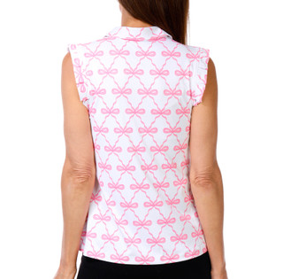 Thumbnail 3: GOTTEX Women's Sleeveless Ruffle Active Top 