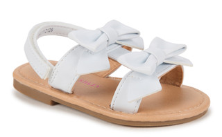 Thumbnail 1: Laura Ashley Toddler Girls 2 Bow Sandals 