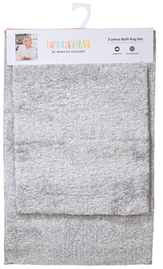 Thumbnail 1: Everyday By Martha Stewart 2 Pc Bath Rug Set 