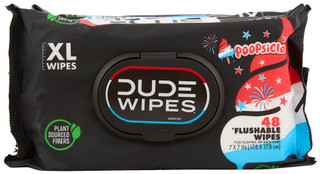 Thumbnail 2: DUDE WIPES 3 Pk XL Poopsicle 48 Flushable Wipes 