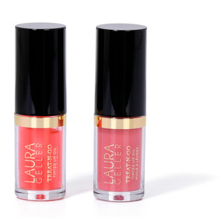 Thumbnail 2: LAURA GELLER 2‑Piece Treat‑and‑Go Tinted Lip Oil Set 