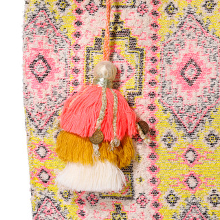 Thumbnail 4: AMERICA AND BEYOND Ancient Rug Inspired Tote  