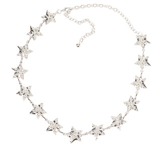 Thumbnail 1: TWELVE Silver Star Chain Belt 