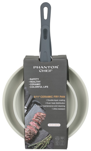 Thumbnail 1: Phantom Chef 2 pc Ceramic Fry Pan Set 