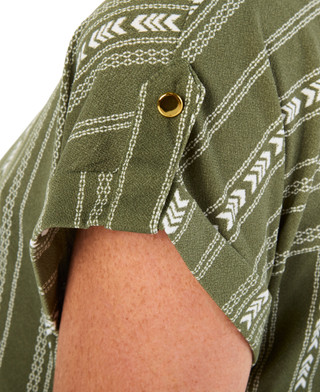 Thumbnail 3: Fifty Street Women's Short Sleeve Print Top 