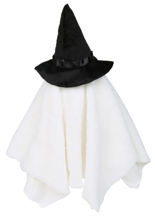 Thumbnail 2: Magical Season 16 in Plush Ghost in Witch Hat Halloween Decor 