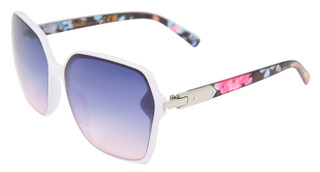 Thumbnail 1: Nannette Lepore White Frame Sunglasses 