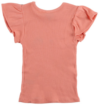 Thumbnail 2: Lucky Brand Big Girl's Short Sleeve Ribbed Embroidered Tee 