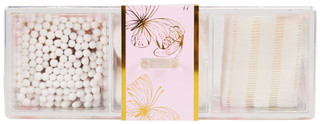 Thumbnail 2: YAFA 3-Section Floral Bathroom Organizer 