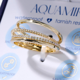 Thumbnail 5: AQUAMIR Cubic Zirconia Waterproof Ring 