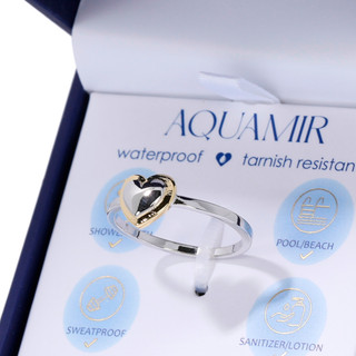 Thumbnail 10: AQUAMIR Heart Waterproof Ring 
