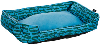 Thumbnail 1: PET POSSE 28x20 Gator Print Pet Cuddler Bed 